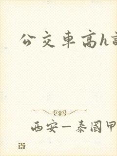 公交车高h诗晴