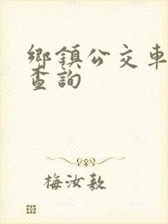 乡镇公交车怎么查询