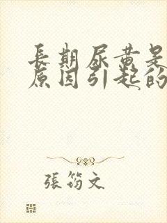 长期尿黄是什么原因引起的