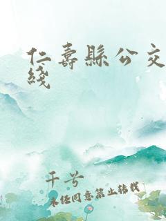 仁寿县公交车路线