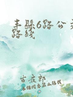 丰县6路公交车路线
