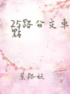 25路公交车站点