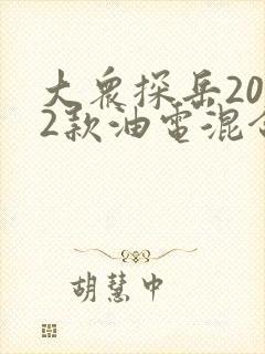 大众探岳2022款油电混合