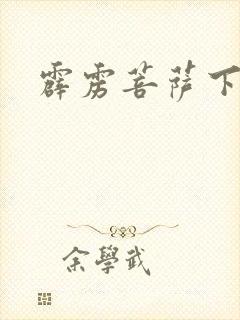 霹雳菩萨下载