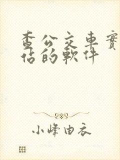 查公交车实时到站的软件