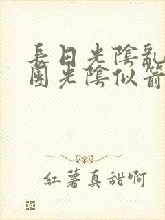 长日光阴乱作一团光阴似箭