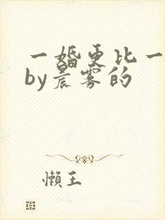 一婚更比一婚高by晨雾的