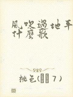 风吹过地平线是什么歌