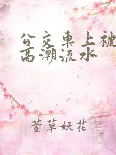 公交车上被插到高潮流水
