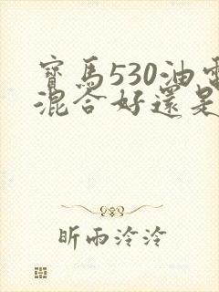宝马530油电混合好还是燃油的好
