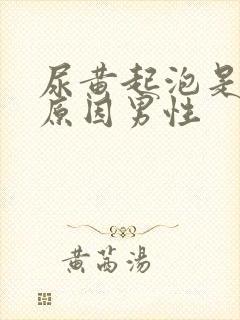 尿黄起泡是什么原因男性