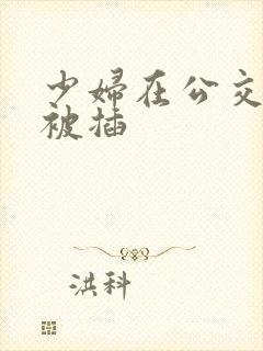 少妇在公交车上被插