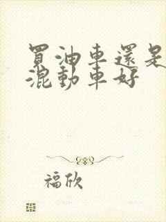 买油车还是插电混动车好