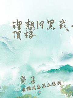 理想l9黑武士价格