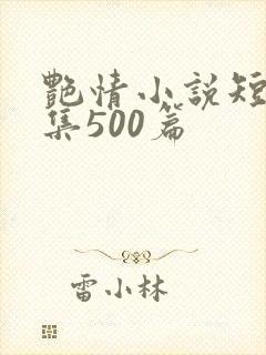 艳情小说短篇合集500篇