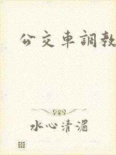 公交车调教文