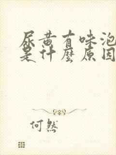 尿黄有味泡沫多是什么原因