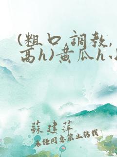 (粗口,调教,高h)黄瓜h小说