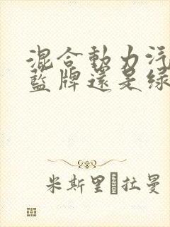 混合动力汽车是蓝牌还是绿牌