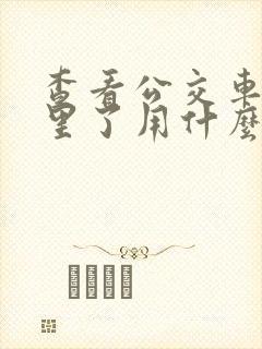 查看公交车到哪里了用什么软件