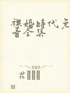 裸婚时代免费观看全集