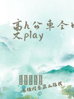 高h公车全肉污文play