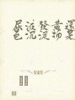 尿液发黄还有白色沉淀物是什么原因