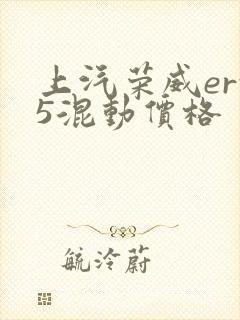 上汽荣威erx5混动价格
