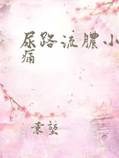 尿路流脓小便刺痛