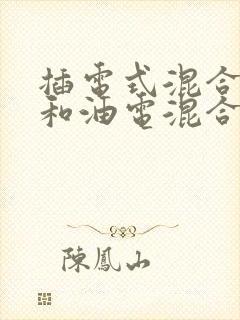 插电式混合动力和油电混合哪个好
