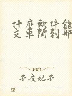 什么软件能查公交车开到哪一站了