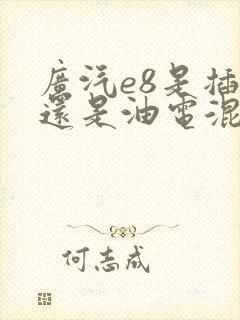 广汽e8是插混还是油电混合