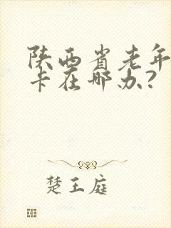 陕西省老年乘车卡在哪办?