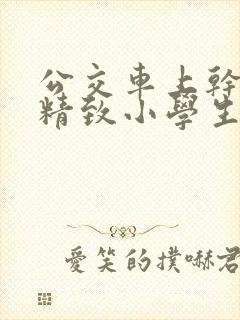公交车上干两个精致小学生—小说