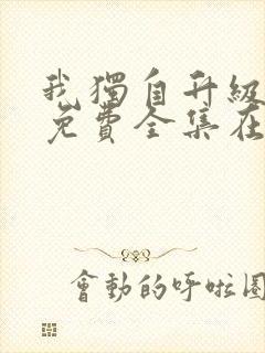 我独自升级漫画免费全集在线观看