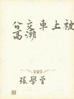 公交车上被摸出高潮