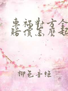 车祸对方全责不赔偿怎么起诉