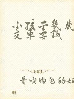 小孩子几岁坐公交车要钱