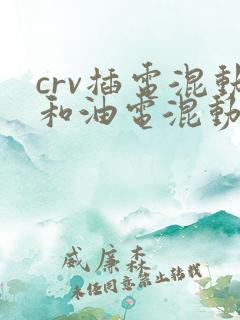 crv插电混动和油电混动区别