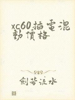 xc60插电混动价格