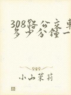 308路公交车多少分钟一趟