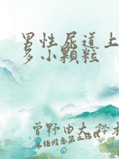 男性尿道上有很多小颗粒