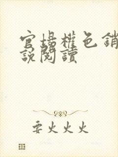 官场权色销魂小说阅读