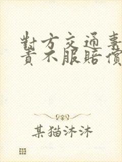 对方交通事故全责不服赔偿怎么办