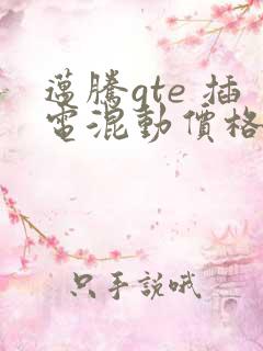 迈腾gte 插电混动价格表