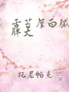 舌苔厚白腻舌体胖大