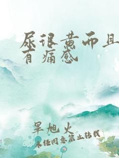 尿很黄而且尿道有痛感