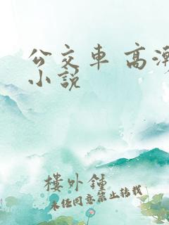 公交车 高潮 小说