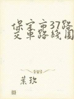 保定市37路公交车路线图