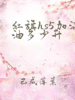 红旗hs5加满油多少升
